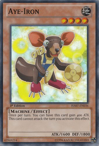 Aye-Iron - HA07-EN036 Super Rare 1st Edition