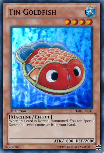 Tin Goldfish - HA07-EN037 Super Rare 1st Edition