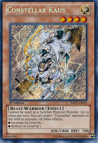 Constellar Kaus - HA07-EN045 Secret Rare Unlimited