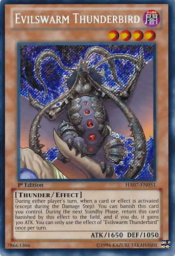 Evilswarm Thunderbird - HA07-EN051 Secret Rare Unlimited