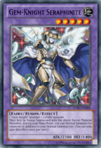 Gem-Knight Seraphinite - HA07-EN058 Super Rare 1st Edition