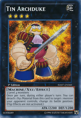 Tin Archduke - HA07-EN060 Secret Rare Unlimited