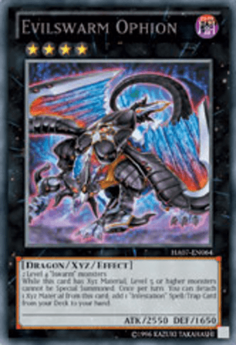Evilswarm Ophion - HA07-EN064 Secret Rare Unlimited