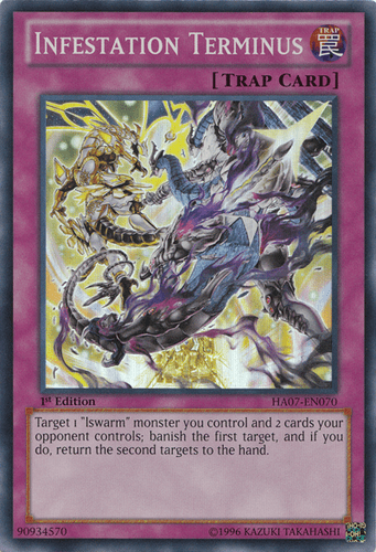 Infestation Terminus - HA07-EN070 Super Rare 1st Edition