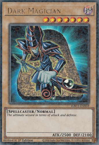 Dark Magician - HAC1-EN002 Duel Terminal Technology Ultra Rare 1st Edition