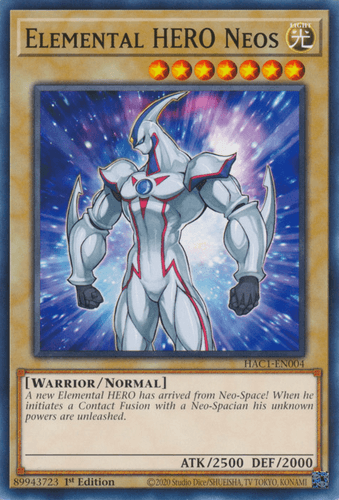 Elemental HERO Neos - HAC1-EN004 Common 1st Edition