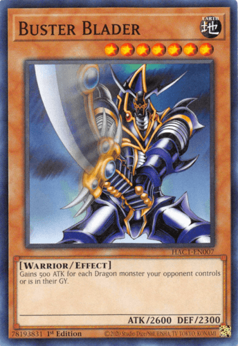 Buster Blader - HAC1-EN007 Common 1st Edition