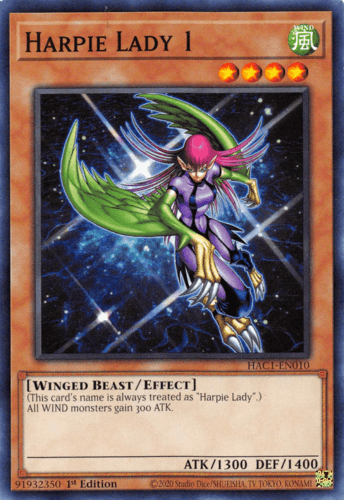 Harpie Lady 1 - HAC1-EN010 Common 1st Edition