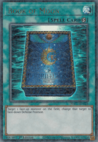 Book of Moon - HAC1-EN024 Duel Terminal Technology Ultra Rare 1st Edition