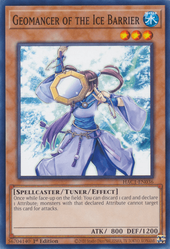 Geomancer of the Ice Barrier - HAC1-EN036 Duel Terminal Technology Common 1st Edition