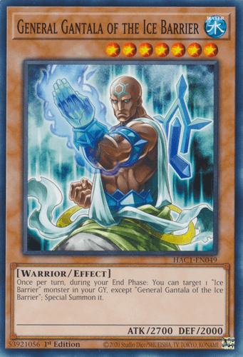 General Gantala of the Ice Barrier - HAC1-EN049 Common 1st Edition