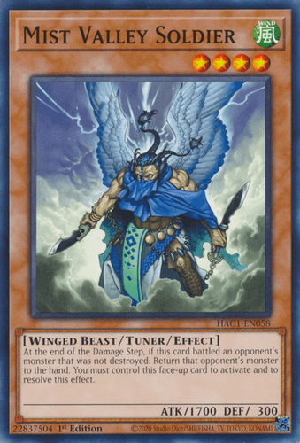 Mist Valley Soldier - HAC1-EN058 Common 1st Edition