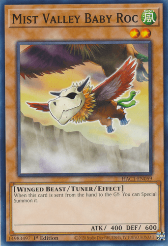 Mist Valley Baby Roc - HAC1-EN059 Duel Terminal Technology Common 1st Edition