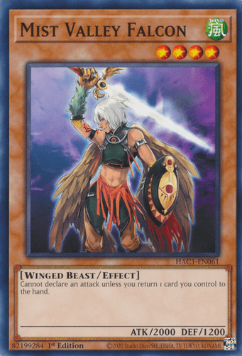 Mist Valley Falcon - HAC1-EN061 Duel Terminal Technology Common 1st Edition