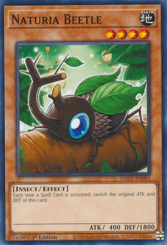 Naturia Beetle - HAC1-EN093 Common 1st Edition