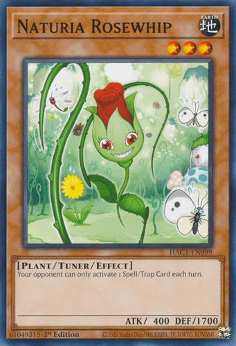 Naturia Rosewhip - HAC1-EN099 Duel Terminal Technology Common 1st Edition