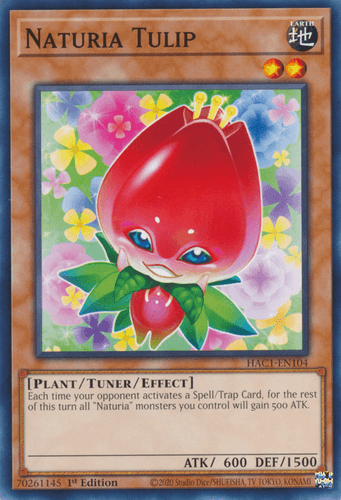 Naturia Tulip - HAC1-EN104 Common 1st Edition