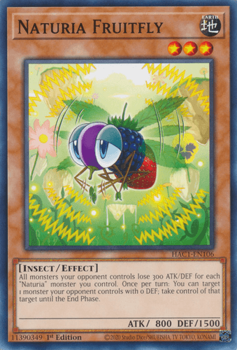 Naturia Fruitfly - HAC1-EN106 Common 1st Edition