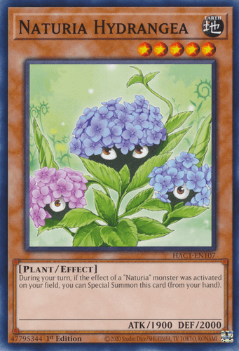 Naturia Hydrangea - HAC1-EN107 Duel Terminal Technology Common 1st Edition