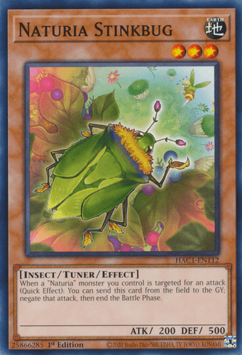 Naturia Stinkbug - HAC1-EN112 Duel Terminal Technology Common 1st Edition