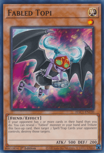 Fabled Topi - HAC1-EN130 Duel Terminal Technology Common 1st Edition