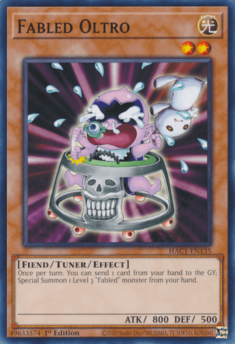 Fabled Oltro - HAC1-EN135 Duel Terminal Technology Common 1st Edition
