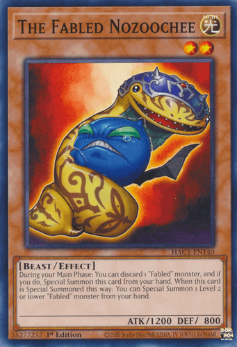 The Fabled Nozoochee - HAC1-EN140 Duel Terminal Technology Common 1st Edition