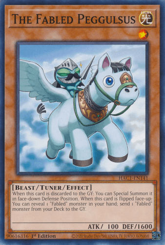 The Fabled Peggulsus - HAC1-EN141 Duel Terminal Technology Common 1st Edition