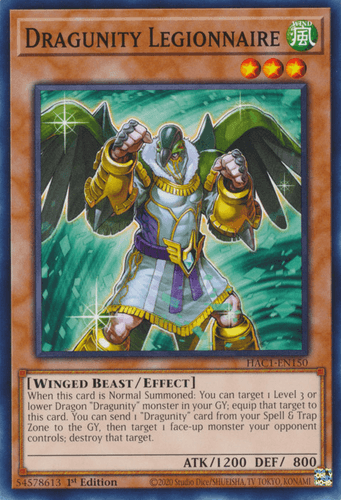 Dragunity Legionnaire - HAC1-EN150 Common 1st Edition