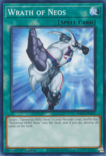 Wrath of Neos - HAC1-EN167 Duel Terminal Technology Common 1st Edition