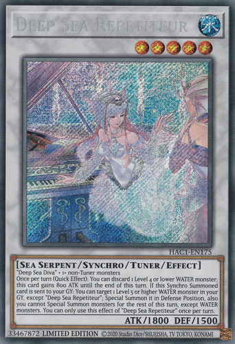 Deep Sea Repetiteur - HAC1-EN175 Secret Rare Limited Edition
