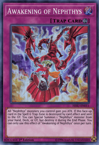 Awakening of Nephthys - HISU-EN011 Super Rare 1st Edition