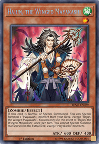 Hajun, the Winged Mayakashi - HISU-EN029 Secret Rare 1st Edition