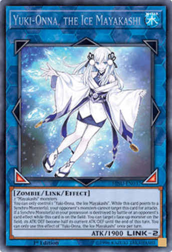 Yuki-Onna, the Ice Mayakashi - HISU-EN037 Secret Rare 1st Edition