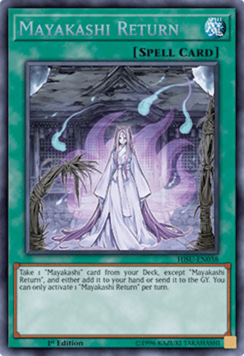 Mayakashi Return - HISU-EN038 Secret Rare 1st Edition