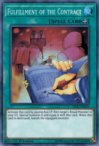 Fulfillment of the Contract - HISU-EN052 Super Rare 1st Edition