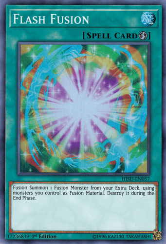 Flash Fusion - HISU-EN057 Super Rare 1st Edition