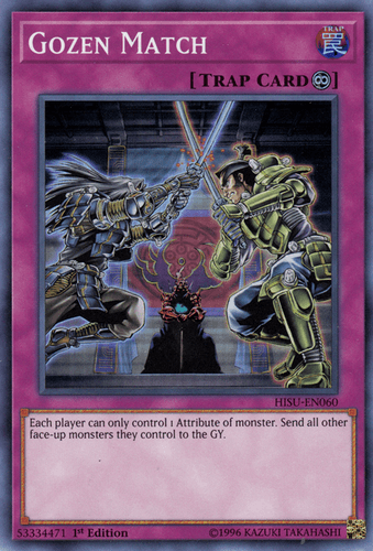 Gozen Match - HISU-EN060 Super Rare 1st Edition