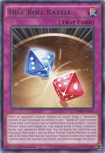 Dice Roll Battle - HSRD-EN014 Rare 1st Edition
