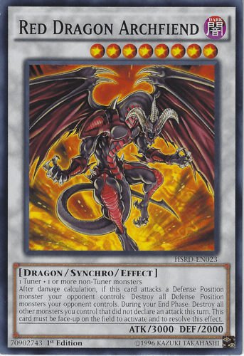 Red Dragon Archfiend - HSRD-EN023 Common 1st Edition