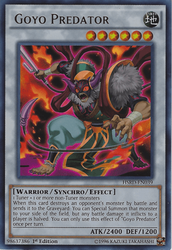 Goyo Predator - HSRD-EN039 Ultra Rare 1st Edition