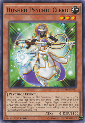 Hushed Psychic Cleric - HSRD-EN050 Common 1st Edition