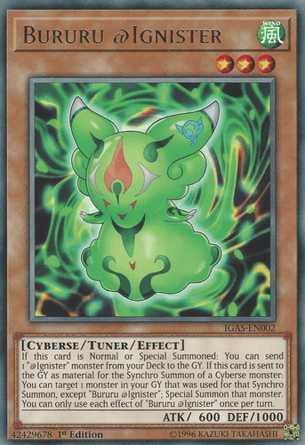Bururu @Ignister - IGAS-EN002 Rare 1st Edition