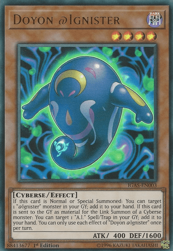Doyon @Ignister - IGAS-EN003 Ultra Rare 1st Edition