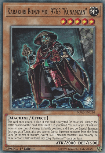 Karakuri Bonze mdl 9763 "Kunamzan" - IGAS-EN014 Common Unlimited