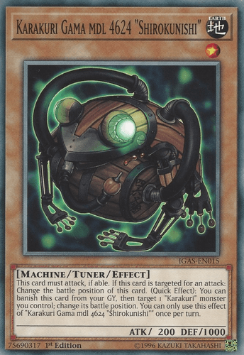 Karakuri Gama mdl 4624 "Shirokunishi" - IGAS-EN015 Common 1st Edition