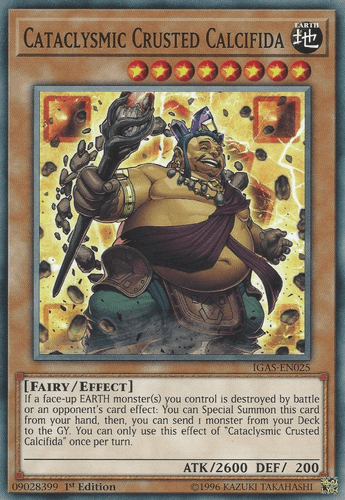 Cataclysmic Crusted Calcifida - IGAS-EN025 Common 1st Edition