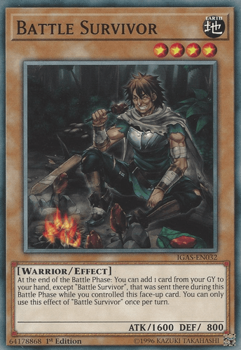 Battle Survivor - IGAS-EN032 Common 1st Edition