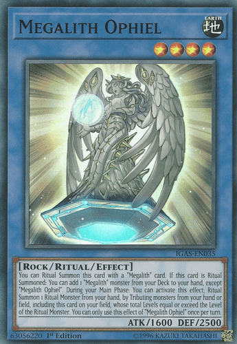 Megalith Ophiel - IGAS-EN035 Super Rare Unlimited