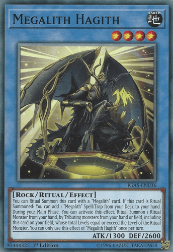 Megalith Hagith - IGAS-EN036 Common 1st Edition